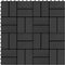 vidaXL - Terrastegels - 30x30 - cm - 1 - m² - HKC - zwart - 11 - st