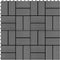 vidaXL - Terrastegels - 30x30 - cm - 1 - m² - HKC - zwart - 11 - st