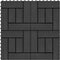 vidaXL - Terrastegels - 30x30 - cm - 1 - m² - HKC - zwart - 11 - st