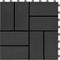 vidaXL - Terrastegels - 30x30 - cm - 1 - m² - HKC - zwart - 11 - st