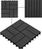 vidaXL - Terrastegels - 30x30 - cm - 1 - m² - HKC - zwart - 11 - st
