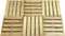 vidaXL - Terrastegels - 6 - st - 50x50 - cm - hout - bruin