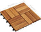 vidaXL - Terrastegels - acaciahout - 30 - x - 30 - cm - (10 - stuks)