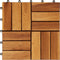 vidaXL - Terrastegels - acaciahout - 30 - x - 30 - cm - (10 - stuks)