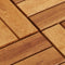 vidaXL - Terrastegels - acaciahout - 30 - x - 30 - cm - (10 - stuks)