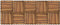 vidaXL - Terrastegels - acaciahout - 30 - x - 30 - cm - verticaal - patroon - (10 - stuks)