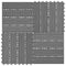 vidaXL - Terrastegels - diep - reliëf - 30x30 - cm - 1 - m² - HKC - grijs - 11 - st