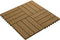 vidaXL - Terrastegels - diep - reliëf - 30x30 - cm - 1 - m² - HKC - teakkleur - 11 - st
