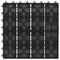 vidaXL - Terrastegels - diep - reliëf - 30x30 - cm - 1 - m² - HKC - grijs - 11 - st
