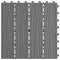 vidaXL - Terrastegels - diep - reliëf - 30x30 - cm - 1 - m² - HKC - grijs - 11 - st