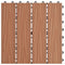 vidaXL - Terrastegels - diep - reliëf - 30x30 - cm - 1 - m² - HKC - lichtbruin - 11 - st