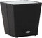 vidaXL - Theetafel - 41,5x41,5x43 - cm - poly - rattan - en - gehard - glas - zwart