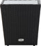 vidaXL - Theetafel - 41,5x41,5x43 - cm - poly - rattan - en - gehard - glas - zwart
