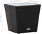 vidaXL - Theetafel - 41,5x41,5x43 - cm - poly - rattan - en - gehard - glas - zwart