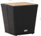 vidaXL - Theetafel - 41,5x41,5x43 - cm - poly - rattan - massief - acaciahout - zwart