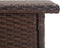 vidaXL - Theetafel - 50x50x47 - cm - poly - rattan - bruin