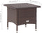 vidaXL - Theetafel - 50x50x47 - cm - poly - rattan - bruin