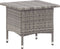 vidaXL - Theetafel - 50x50x47 - cm - poly - rattan - grijs