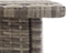 vidaXL - Theetafel - 50x50x47 - cm - poly - rattan - grijs