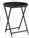 vidaXL - Theetafel - 60 - cm - poly - rattan - en - gehard - glas - zwart