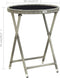 vidaXL - Theetafel - 60 - cm - poly - rattan - en - gehard - glas - grijs