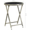vidaXL - Theetafel - 60 - cm - poly - rattan - en - gehard - glas - grijs