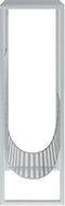 vidaXL - Tijdschriftenrek - 35x15x45 - cm - staal - zilverkleurig