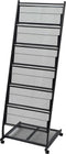 vidaXL Tijdschriftenrek zwart 47,5x43x133 cm A4