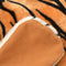 vidaXL - Tijgervloerkleed - pluche - 144 - cm - bruin