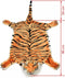 vidaXL - Tijgervloerkleed - pluche - 144 - cm - bruin