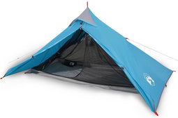 vidaXL - Tipitent - 1-persoons - waterdicht - blauw