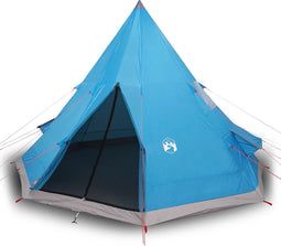 vidaXL - Tipitent - 4-persoons - waterdicht - blauw