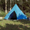 vidaXL - Tipitent - 4-persoons - waterdicht - blauw