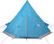 vidaXL - Tipitent - 4-persoons - waterdicht - blauw
