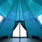 vidaXL - Tipitent - 4-persoons - waterdicht - blauw