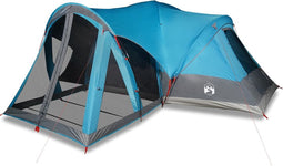 vidaXL - Tipitent - voor - gezin - 8-persoons - waterdicht - blauw