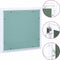 vidaXL - Toegangspaneel - met - aluminium - frame - en - gipsplaat - 300x300 - mm