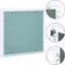 vidaXL - Toegangspaneel - met - aluminium - frame - en - gipsplaat - 200x200 - mm