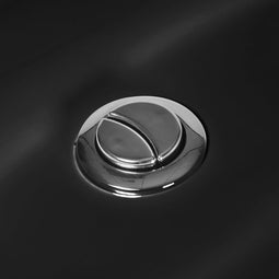 vidaXL - Toilet - met - stortbak - zwart