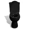 vidaXL - Toilet - met - stortbak - zwart