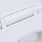 vidaXL - Toilet - verhoogd - 7 - cm - soft-close - randloos - keramiek - wit
