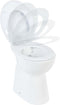 vidaXL - Toilet - verhoogd - 7 - cm - soft-close - randloos - keramiek - wit