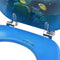 vidaXL - Toiletbril - met - deksel - diepzee - MDF