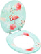 vidaXL - Toiletbril - met - deksel - flamingo - MDF