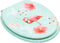 vidaXL - Toiletbril - met - deksel - flamingo - MDF