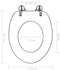 vidaXL - Toiletbril - met - deksel - schelp - MDF