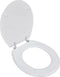 vidaXL - Toiletbril - met - deksel - strand - MDF