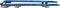 vidaXL - Toiletbril - met - deksel - waterdruppel - MDF - blauw