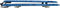 vidaXL - Toiletbril - met - deksel - waterdruppel - MDF - blauw