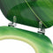 vidaXL - Toiletbril - met - deksel - waterdruppel - MDF - groen